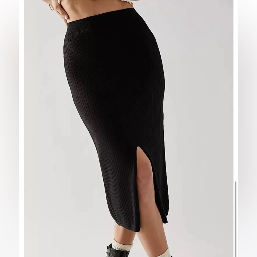 Free People Skyline Knit Midi Skirt